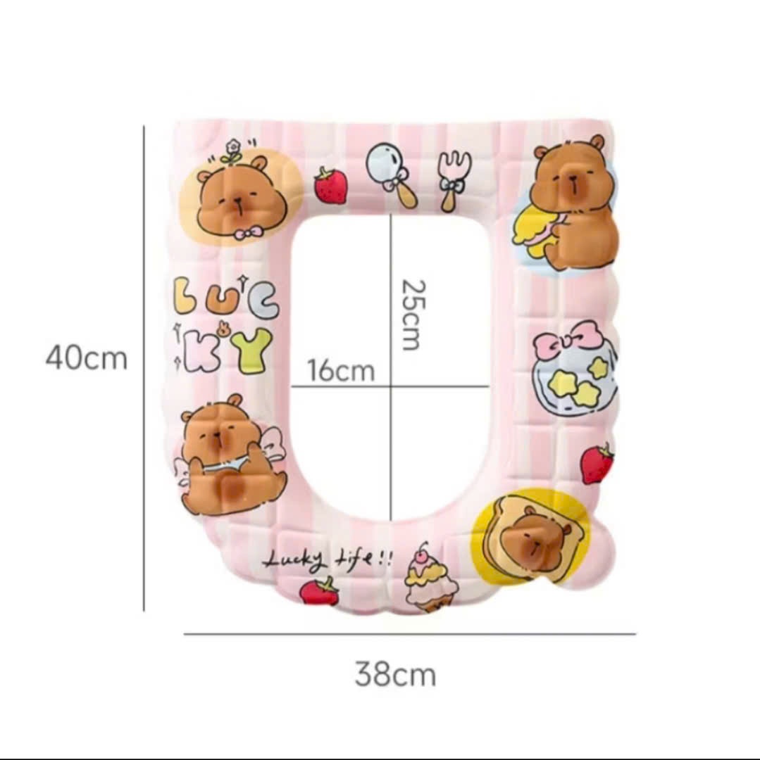 [200] Miếng Đệm Lót Bồn Cầu KẺ VUÔNG