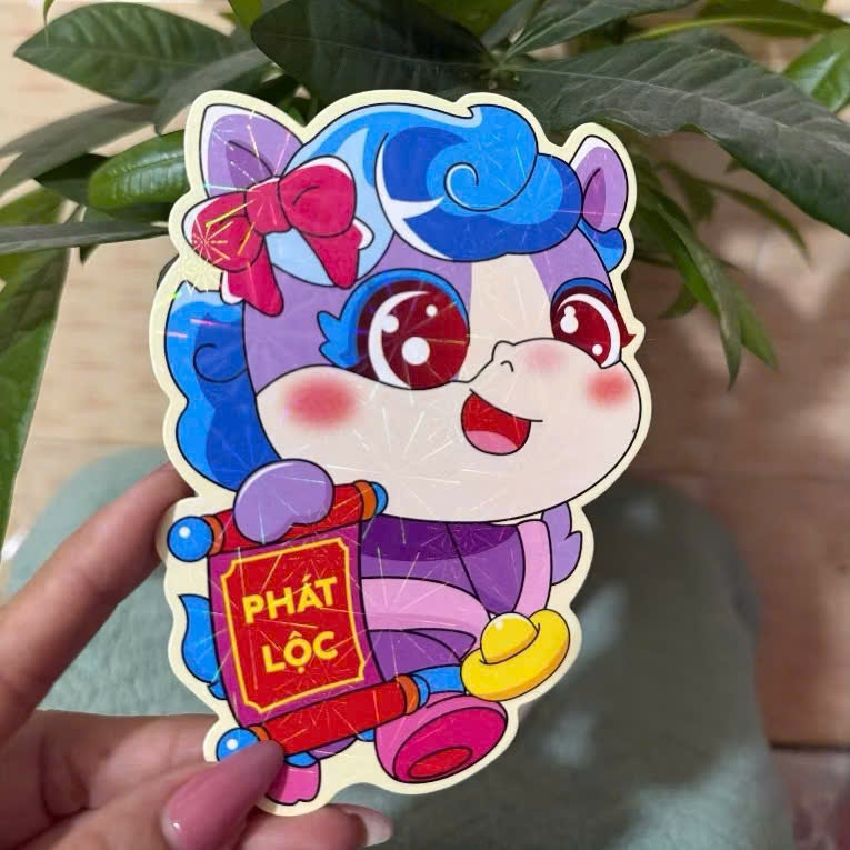 [900] Set 10 Bao Lì Xì NGỰA CHIBI 2026