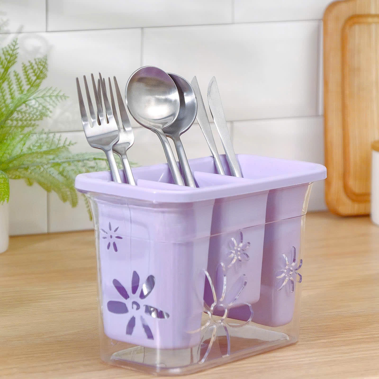 [48] Ống Đựng Muỗng Đũa 3 Ngăn CIYUE