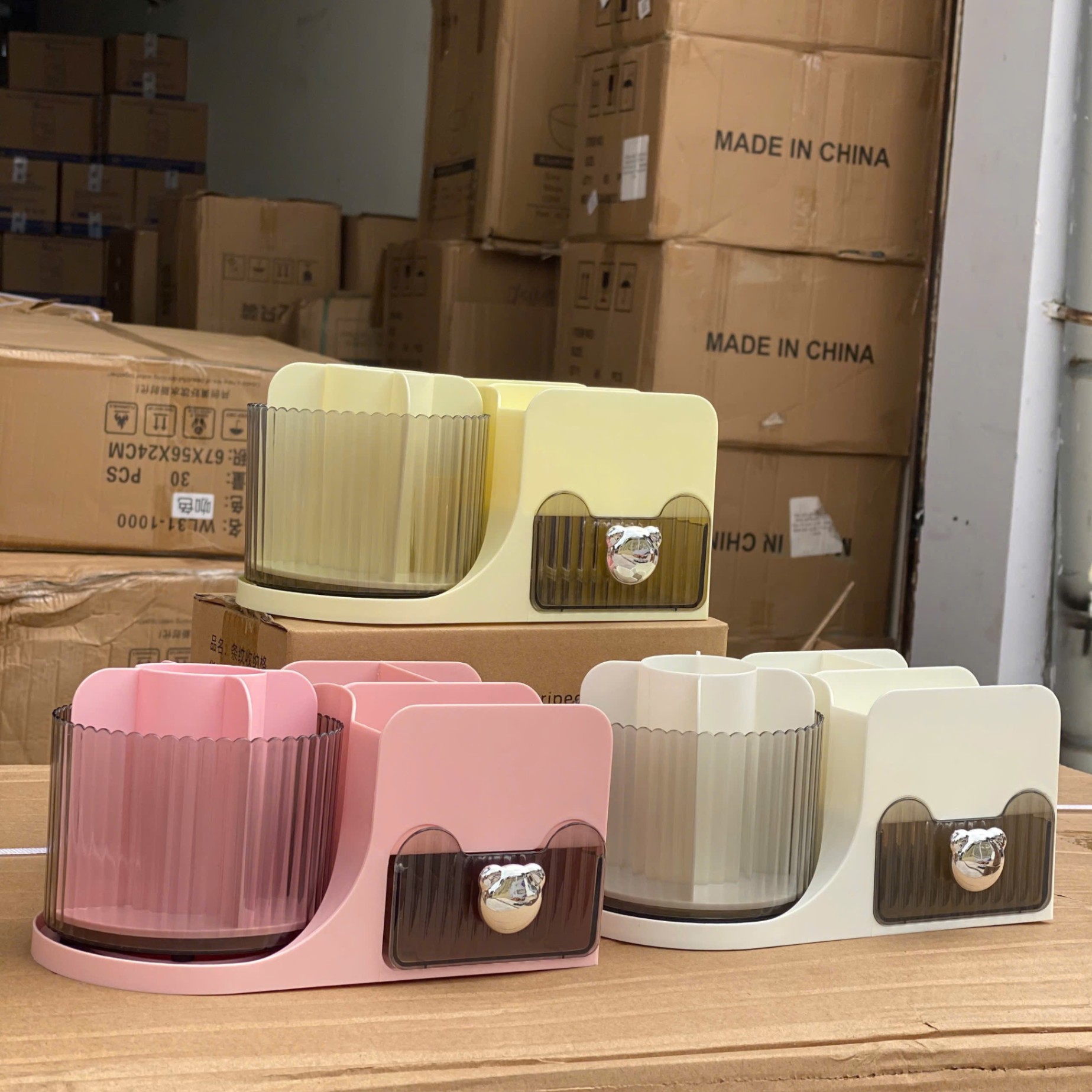 [50] Hộp Đựng Đồ Để Bàn GẤU