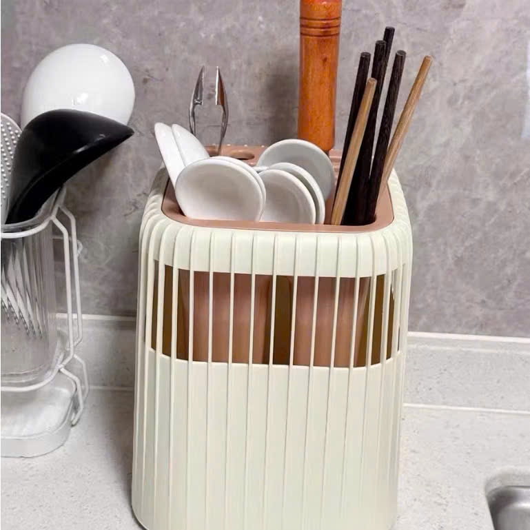 [30] Ống Đựng Đũa Dao Thìa Vân Dọc