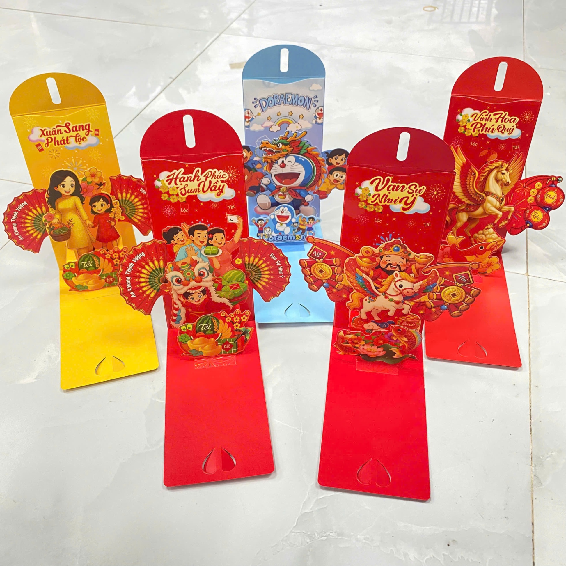 [100] Bao Lì Xì 3D Pop Up