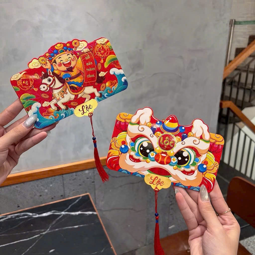 [100] Bao Lì Xì Lân 6 Ngăn