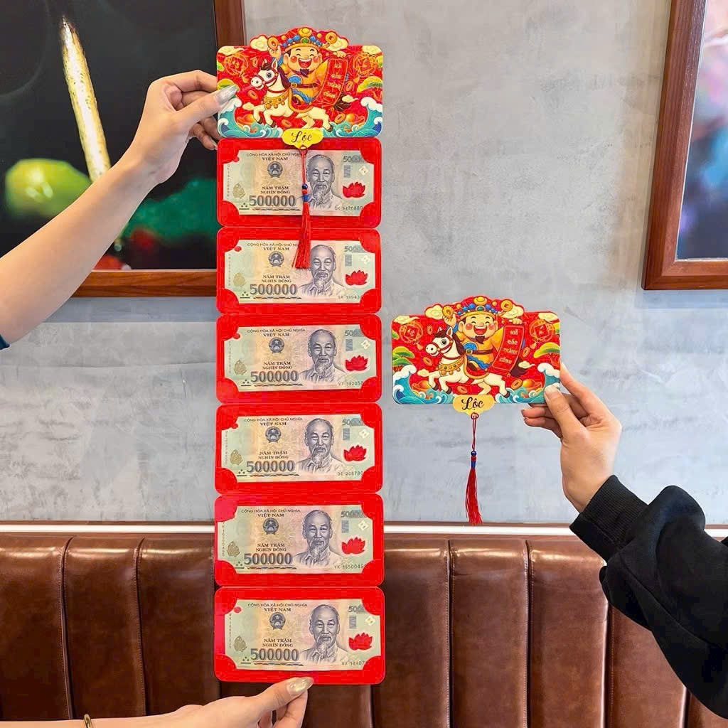 [100] Bao Lì Xì Lân 6 Ngăn