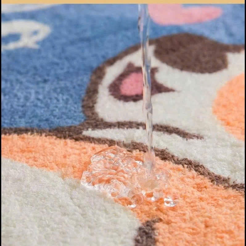 [250] Thảm Chân CỪU Đế Nhựa hình thú mix mẫu