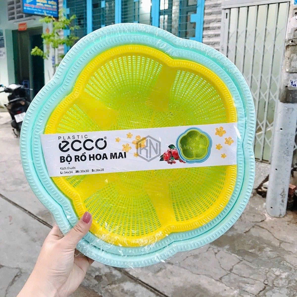 [20] Bộ Rổ Hoa Mai ECCO