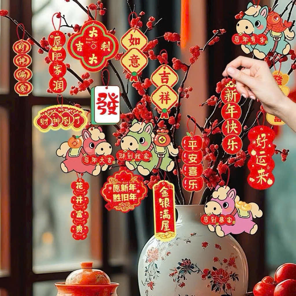 [500] Set Tag Treo Trang Trí 18ct - Chữ Việt