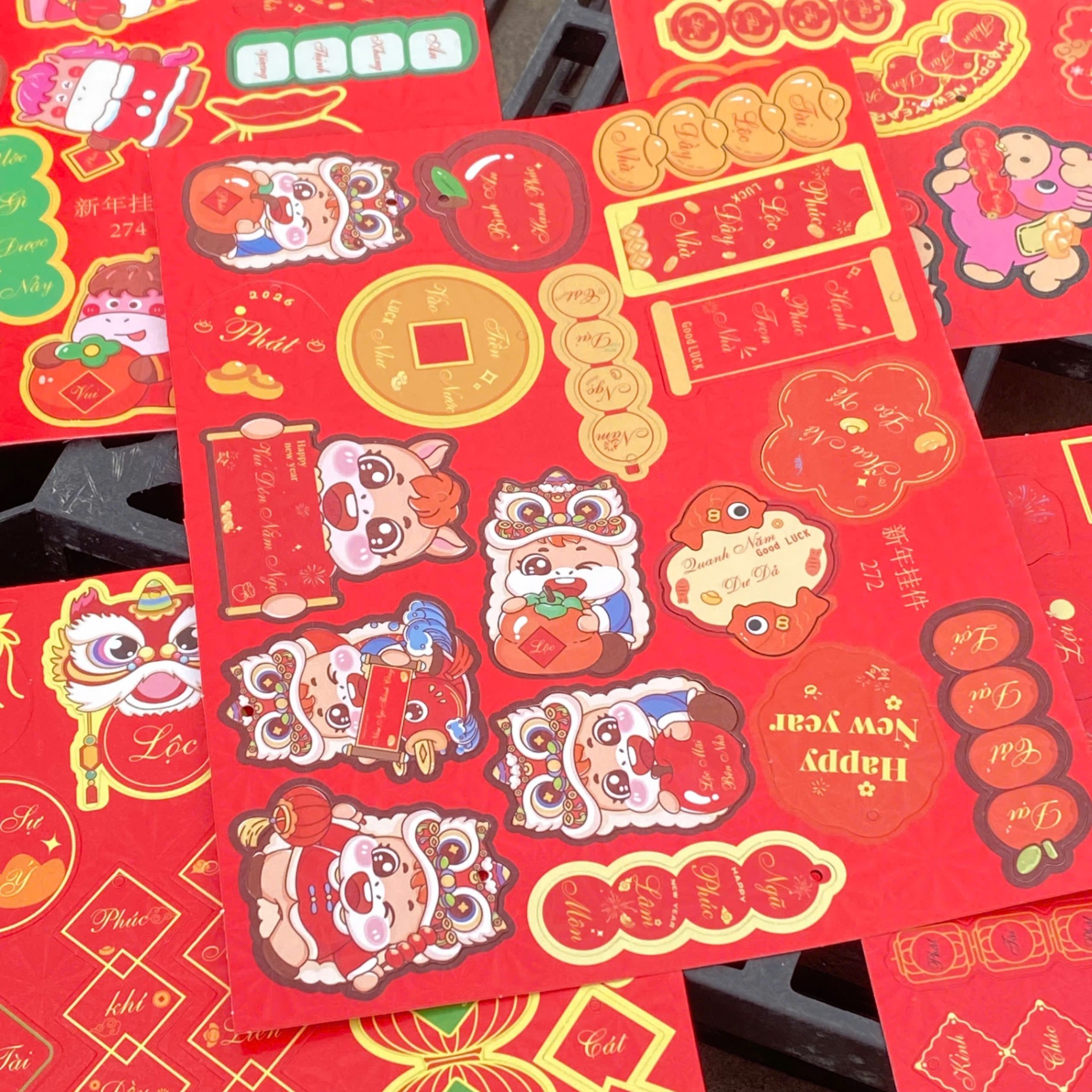 [500] Set Tag Treo Trang Trí 18ct - Chữ Việt