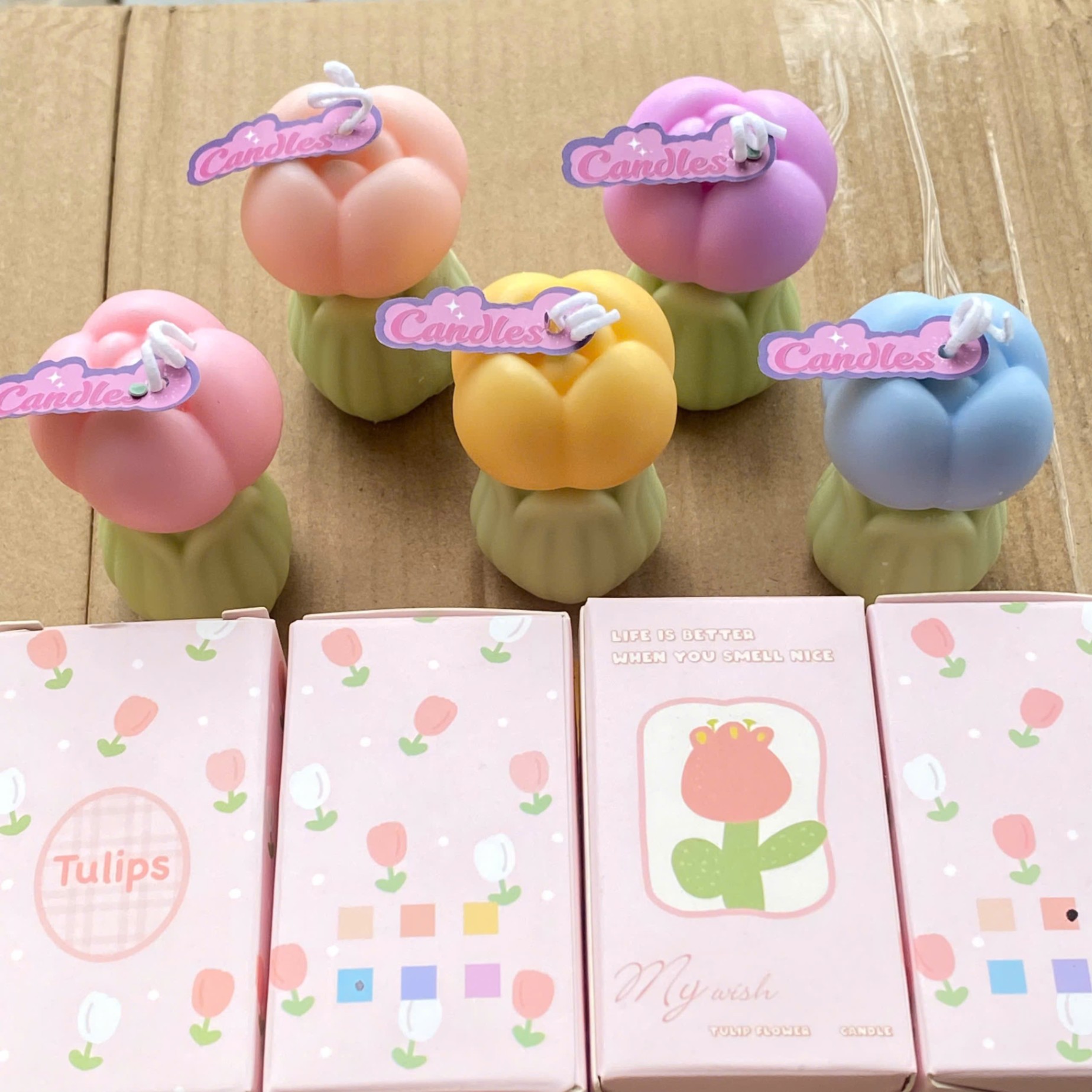 [280] Nến Thơm Hoa TULIP