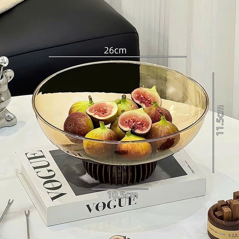 [32] Đĩa Nhựa Đựng Trái Cây Kèm Đế