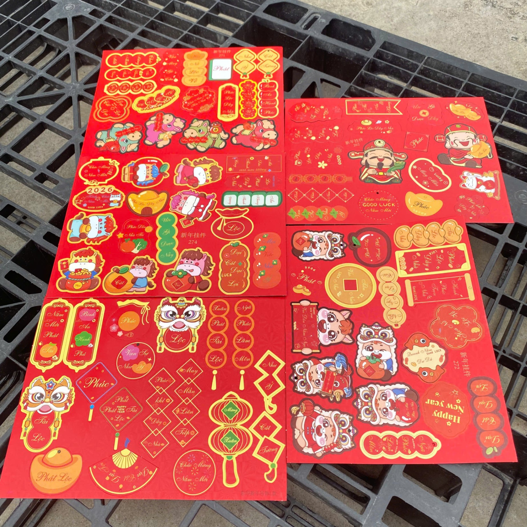 [500] Set Tag Treo Trang Trí 18ct - Chữ Việt