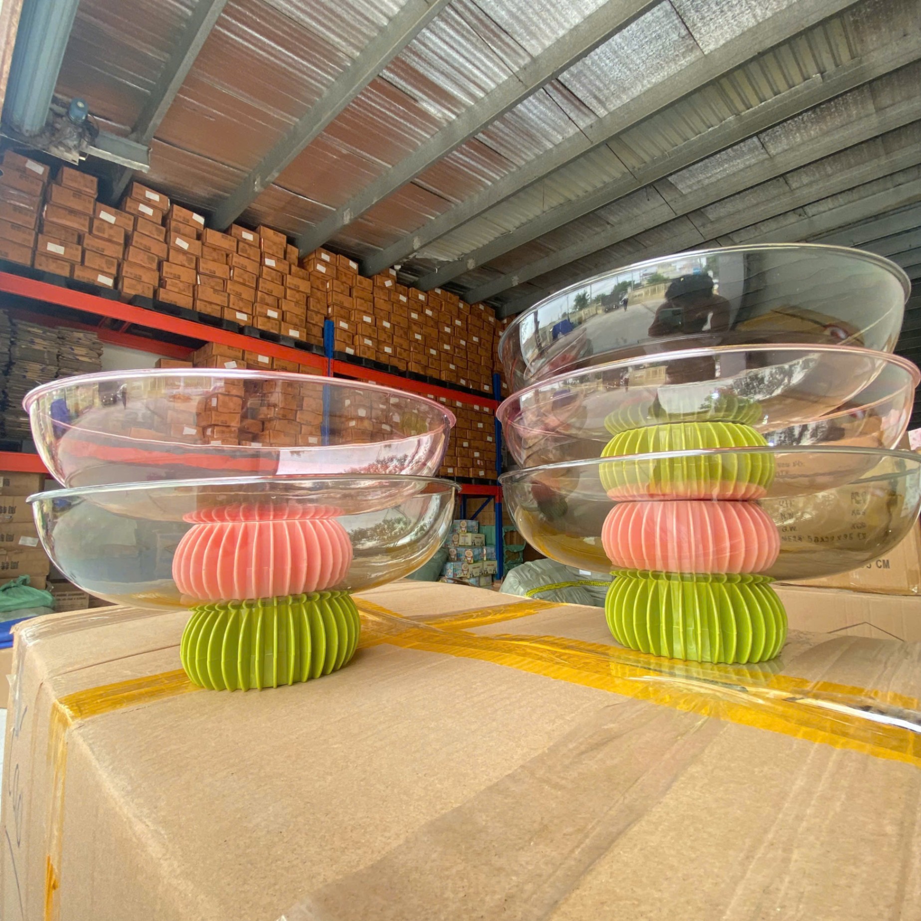 [32] Đĩa Nhựa Đựng Trái Cây Kèm Đế