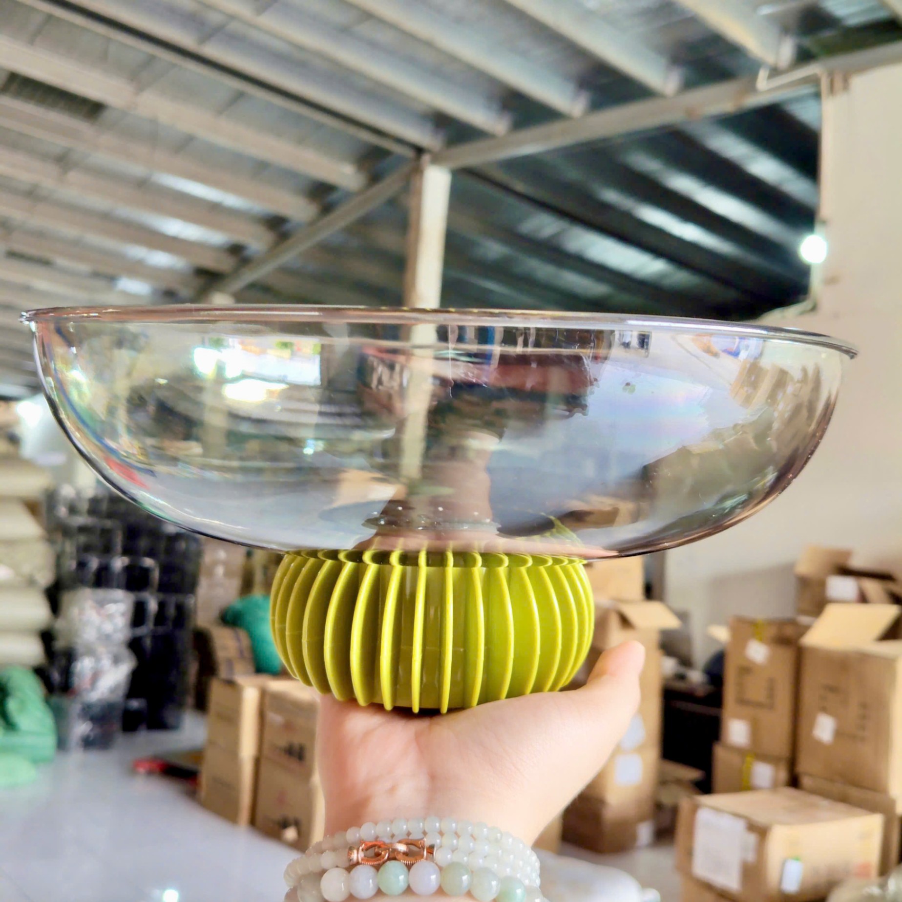 [32] Đĩa Nhựa Đựng Trái Cây Kèm Đế