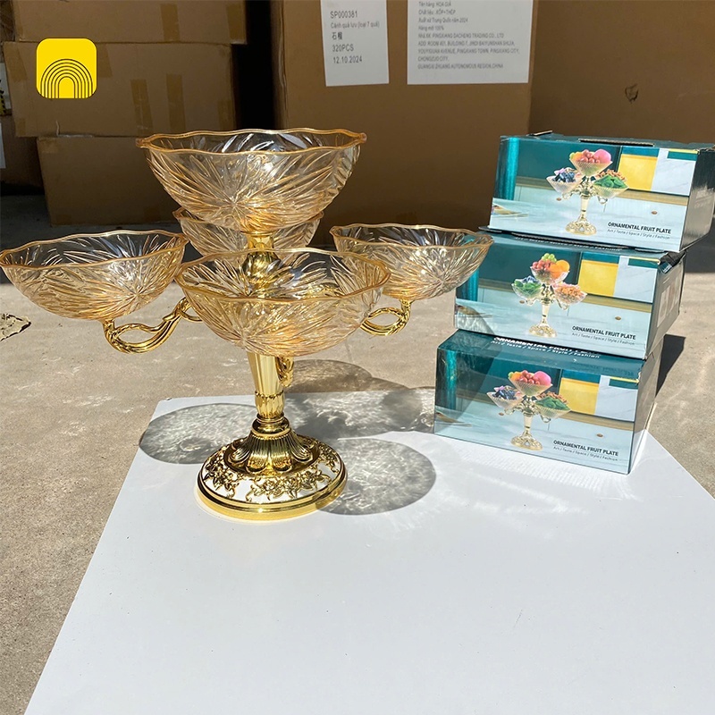 [24] Khay Mứt Tết Xoay 360