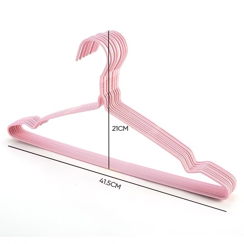 [60] Set 10 Móc Sắt Treo Quần Áo Phủ Nhựa