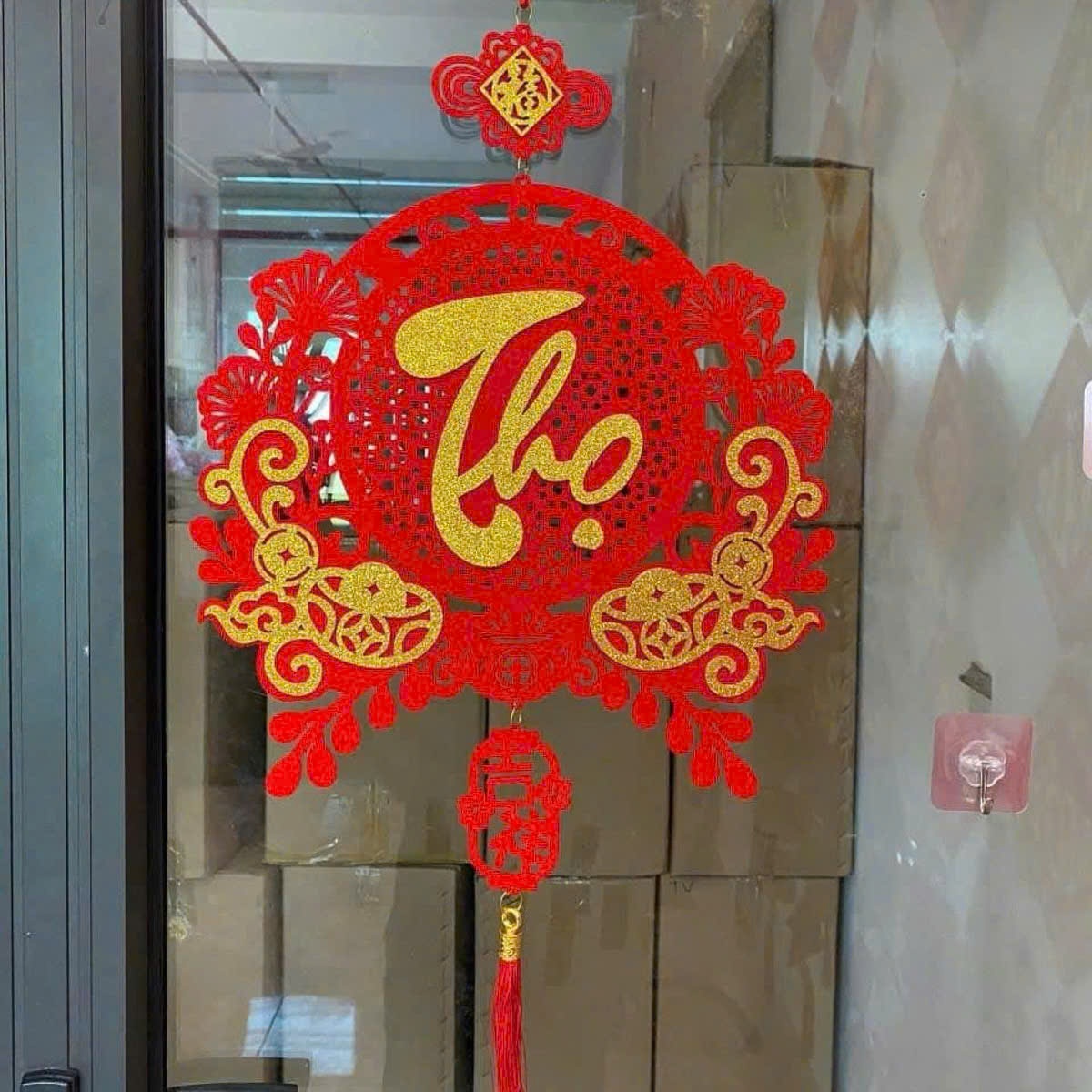 [210] Set 4 Khánh CHỮ Treo Tường