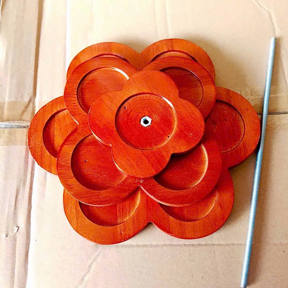 [50] Tháp Trang Trí Bia Hoa GỖ