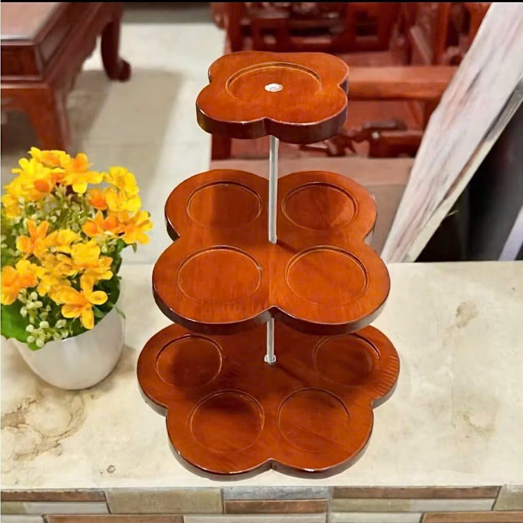 [50] Tháp Trang Trí Bia Hoa GỖ