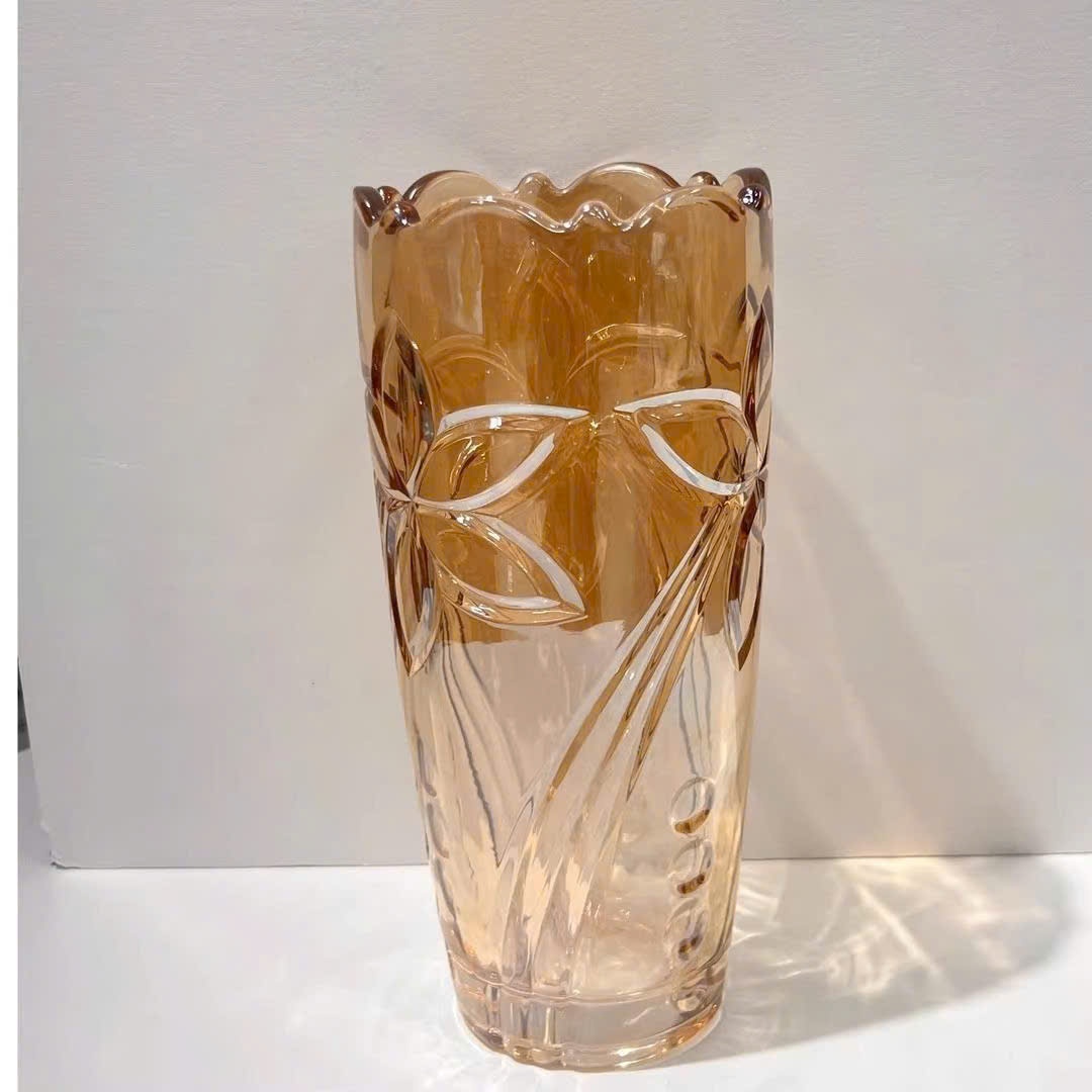 [1[12] Bình Cắm Hoa Hổ Phách 25cm HP122-2HA (3 mẫu)