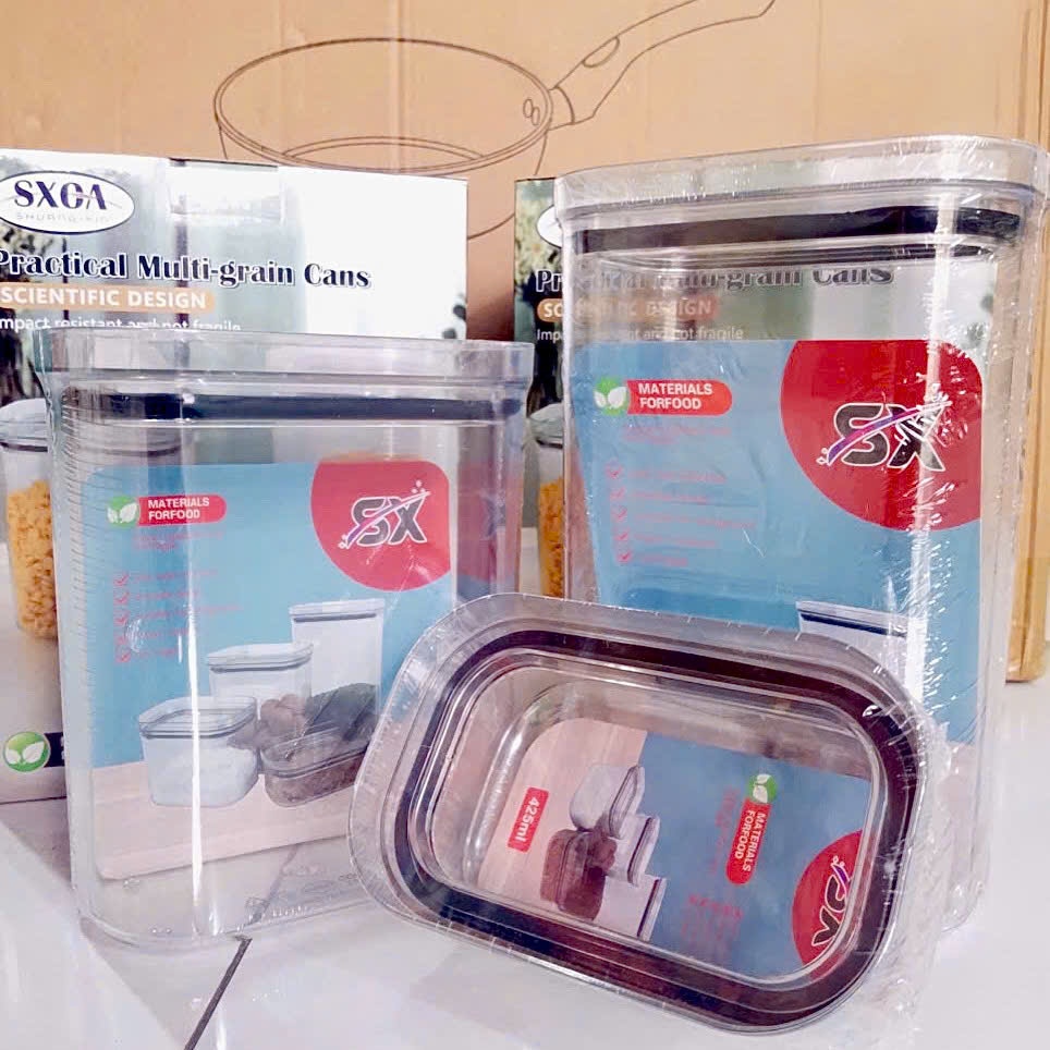 [20] Set 3 Hộp Nhựa Đựng Thực Phẩm - SX