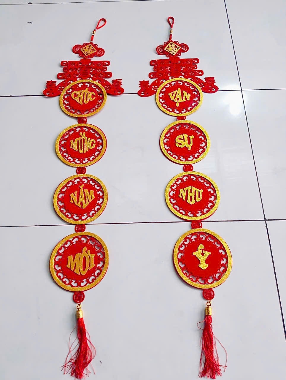[150] Set 2 Khánh Treo Tường DỌC (CMNM-VSNY)