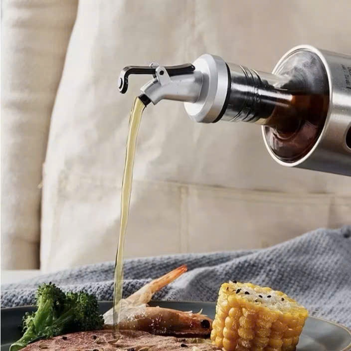 [80] Bình Đựng Dầu Ăn Có Dấu Chia Vạch Tiện Lợi 200ml