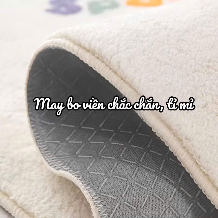 [100] Thảm Chân Giường Vải Len Cừu HÌNH THÚ
