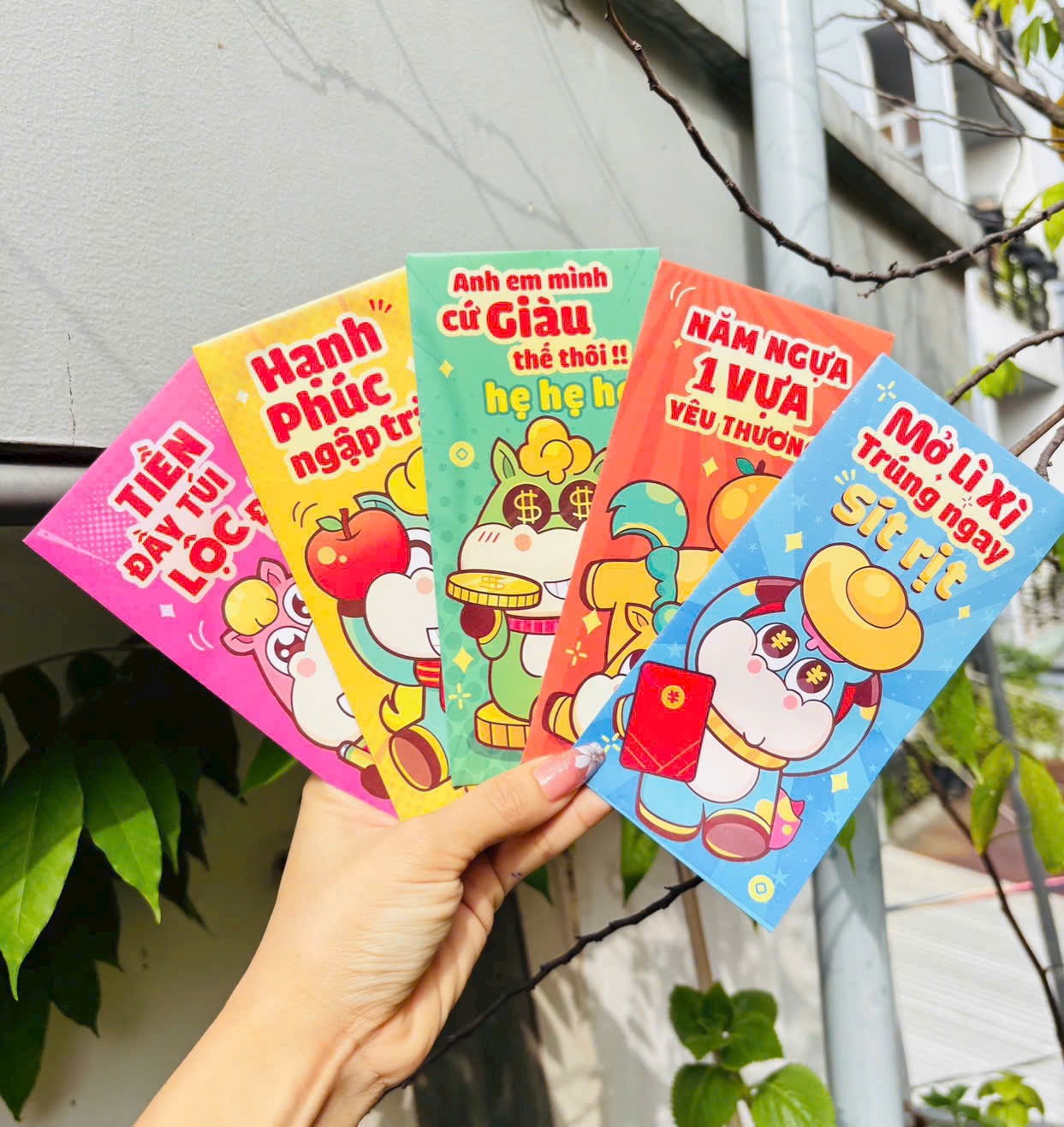 [100] Set 100 Bao Lì Xì HÌNH THÚ 2026