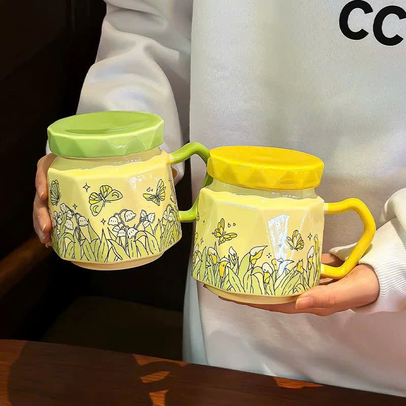 [60] Ly Sứ Hoạt Hình Có Nắp (Có hộp)