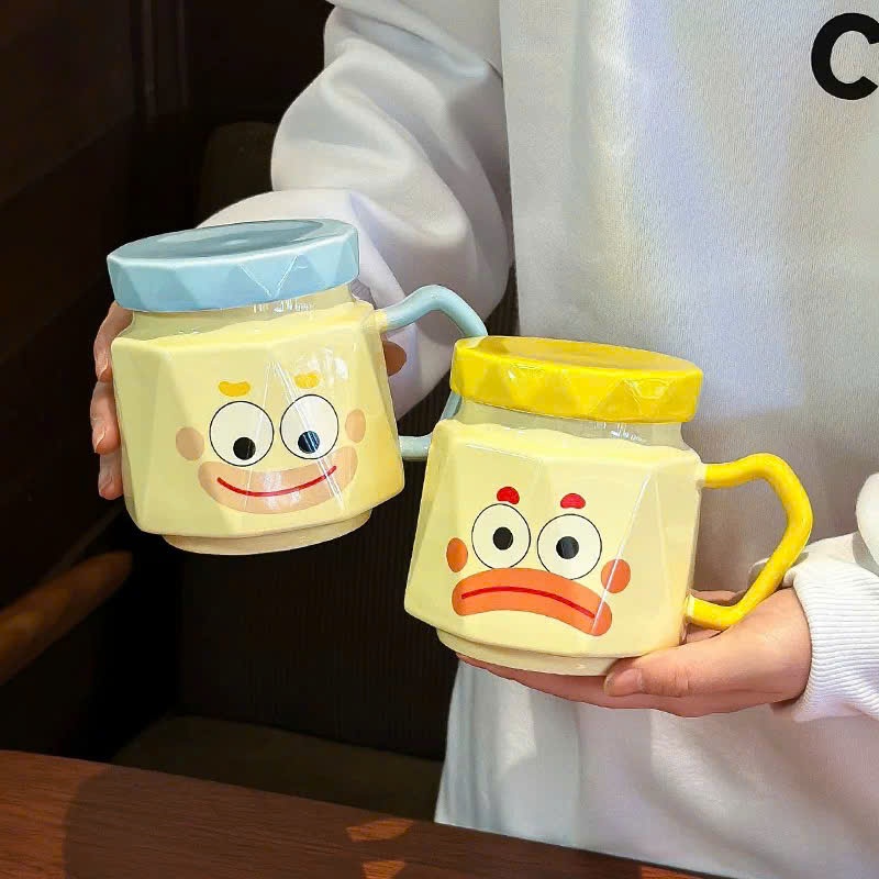 [60] Ly Sứ Hoạt Hình Có Nắp (Có hộp)