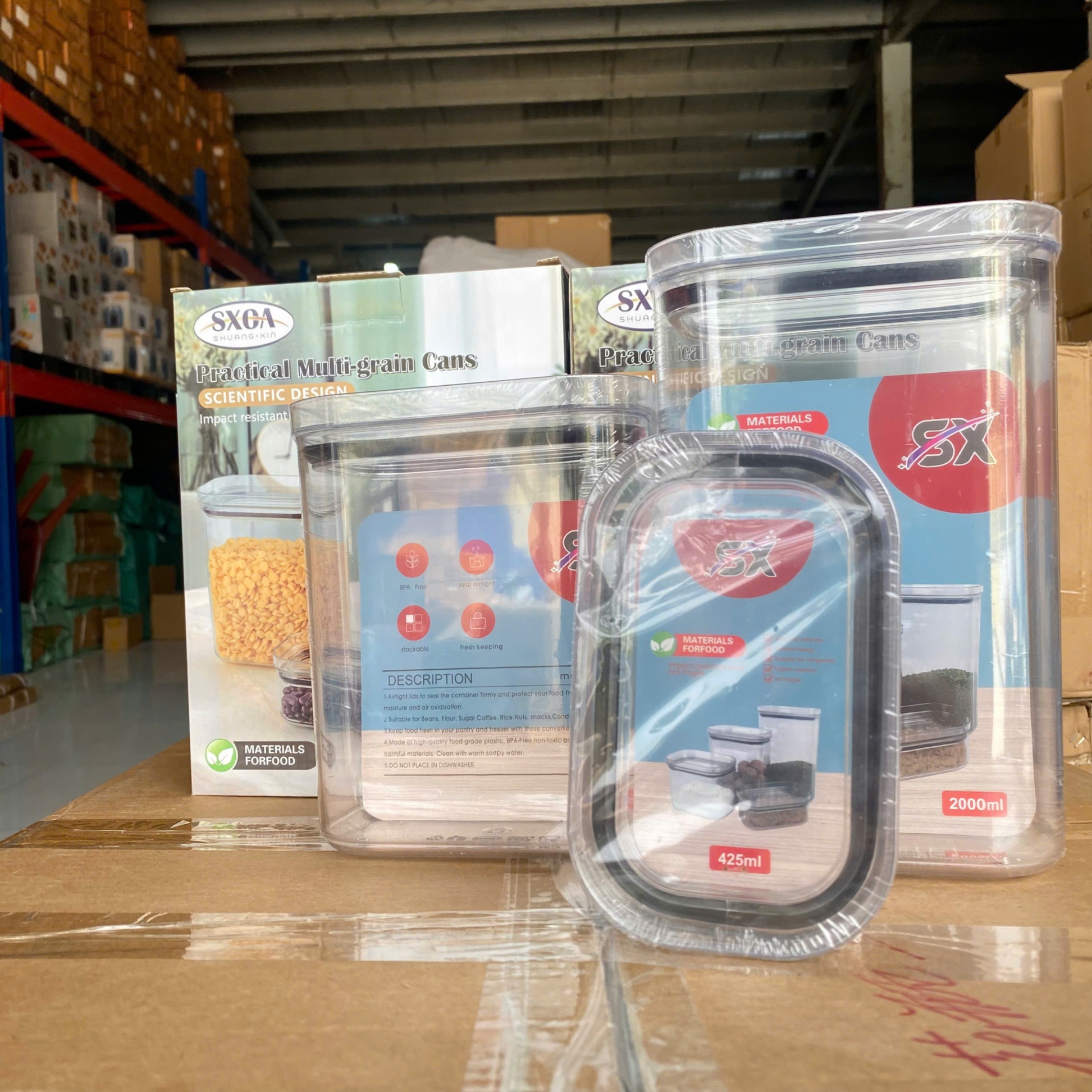 [20] Set 3 Hộp Nhựa Đựng Thực Phẩm - SX