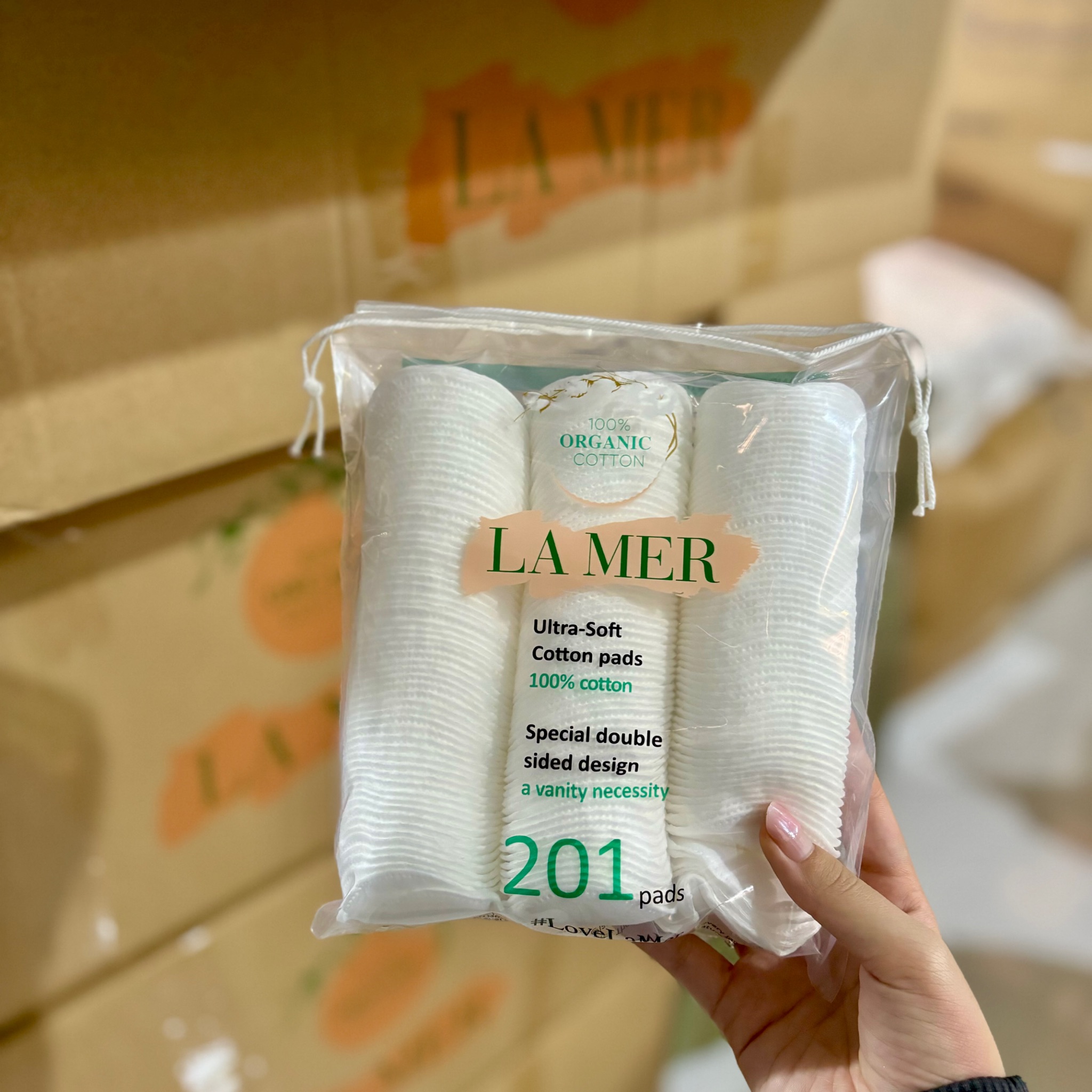 [100] Bông tẩy trang LAMER