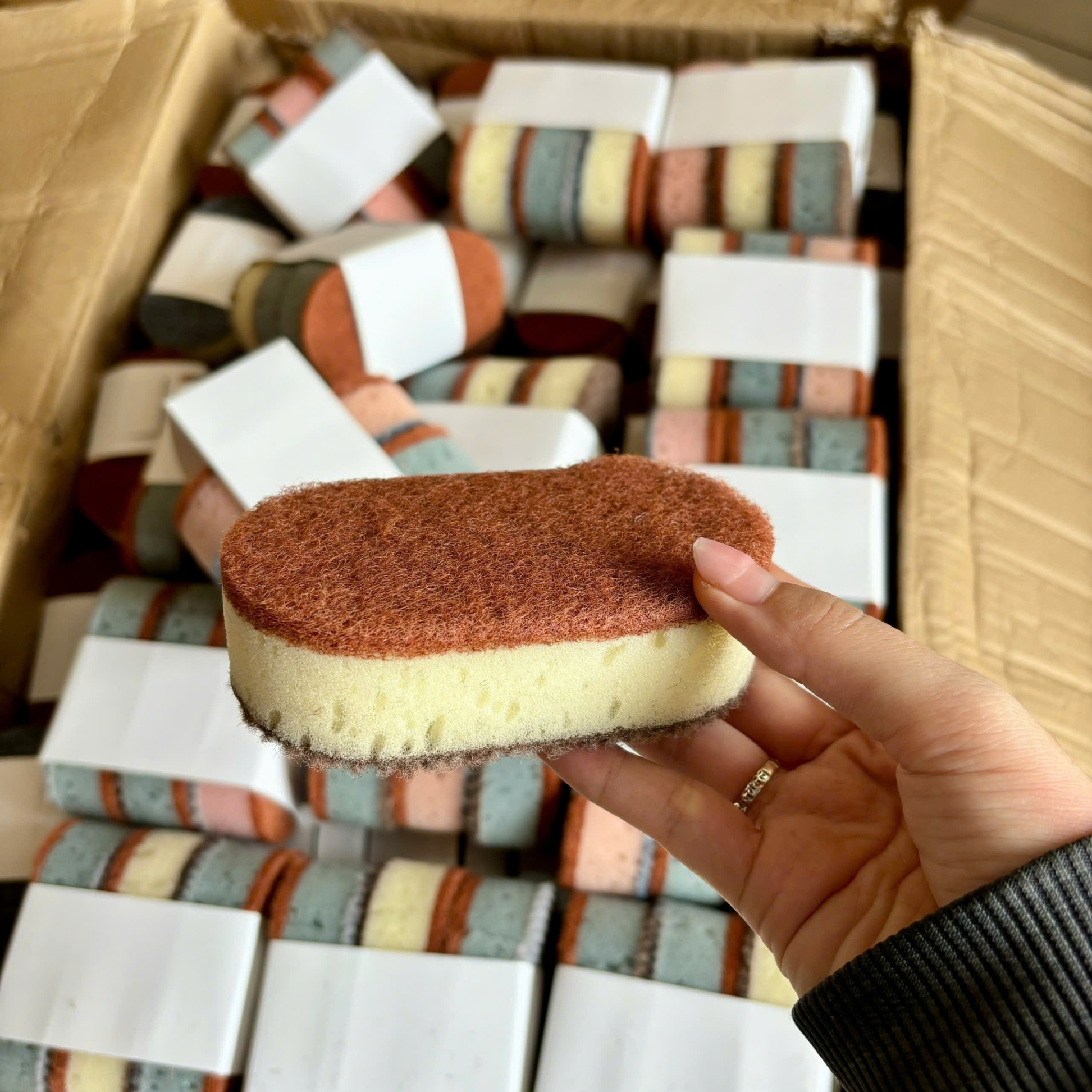 [180] Set 3 Mút Rửa Chén Bát Bọt Biển