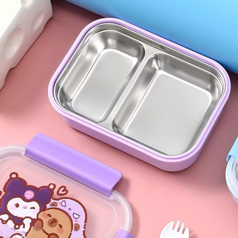 [48] Hộp Cơm Inox 2 Ngăn CAPYBARA