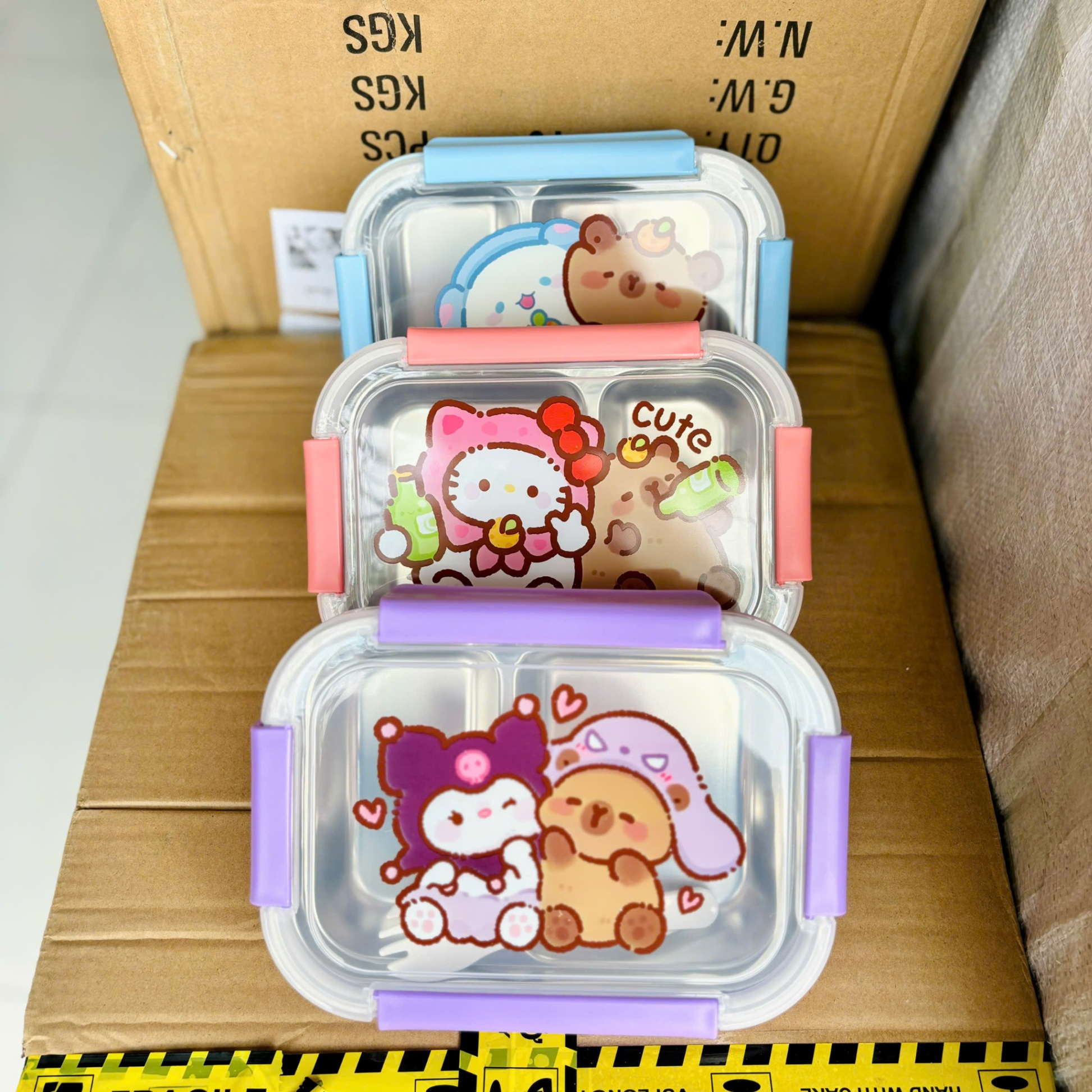 [48] Hộp Cơm Inox 2 Ngăn CAPYBARA