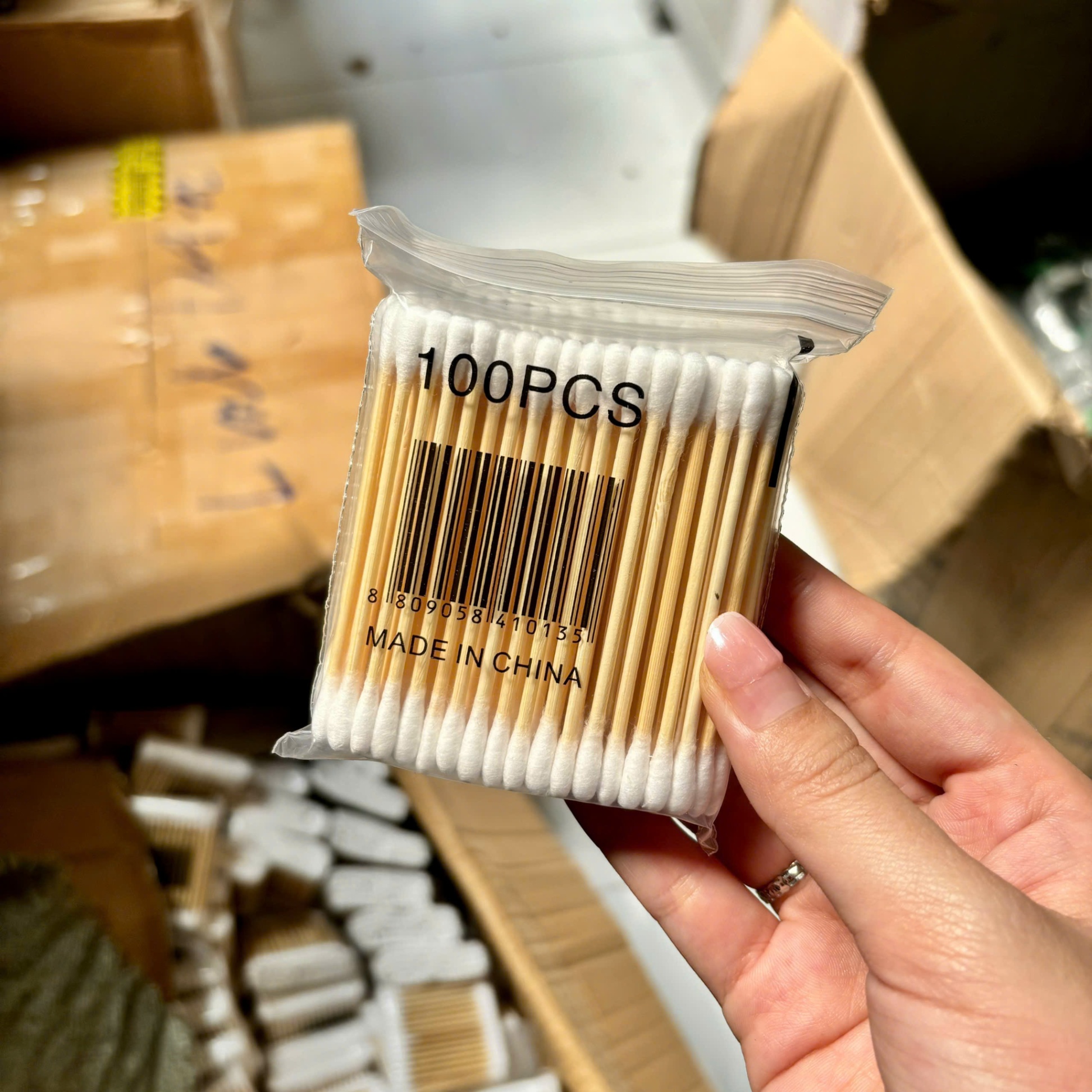 [480] Túi ZIP Tăm Bông Ngoáy Tai