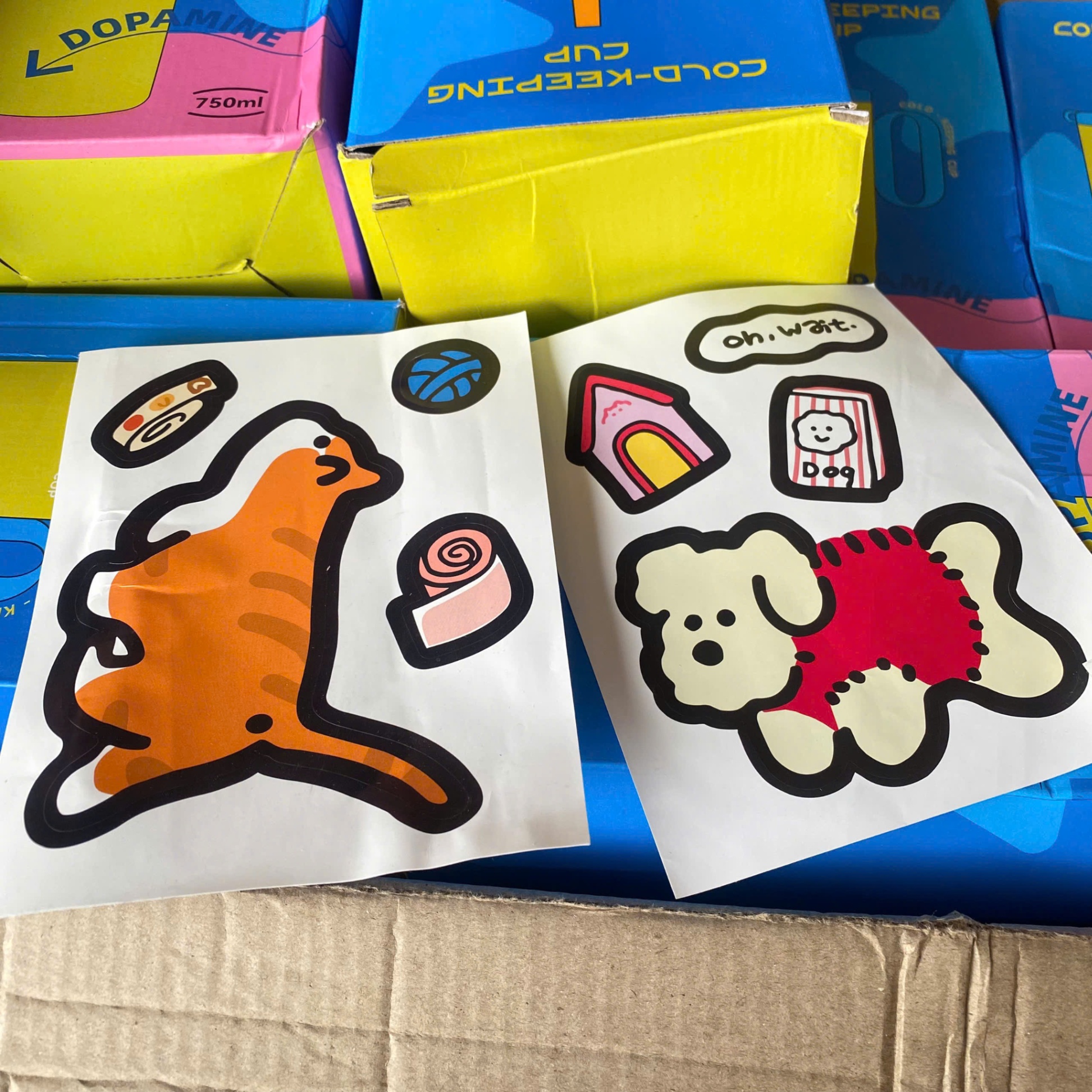 [40] Ly Giữ Nhiệt Có Tay Cầm HÌNH THÚ 720ml