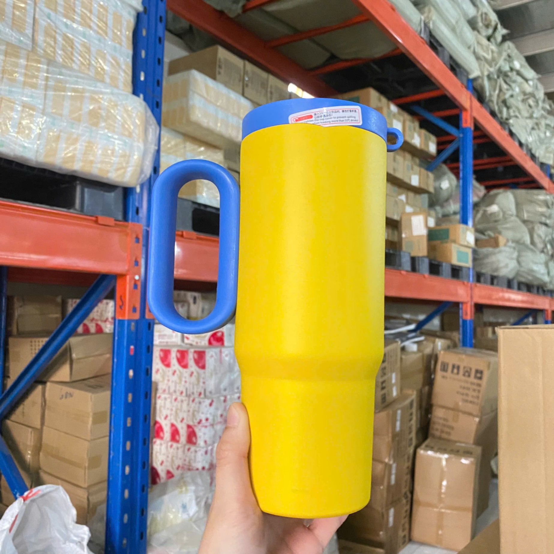 [40] Ly Giữ Nhiệt Có Tay Cầm HÌNH THÚ 720ml