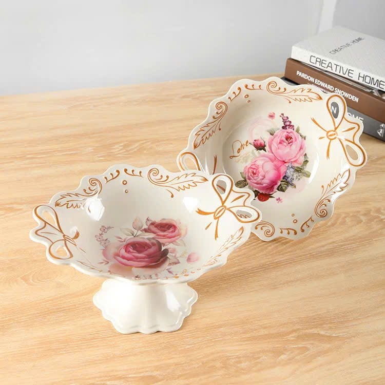 [54] Dĩa Phíp Đựng Trái Cây Có Đế G083 - Cao 11cm