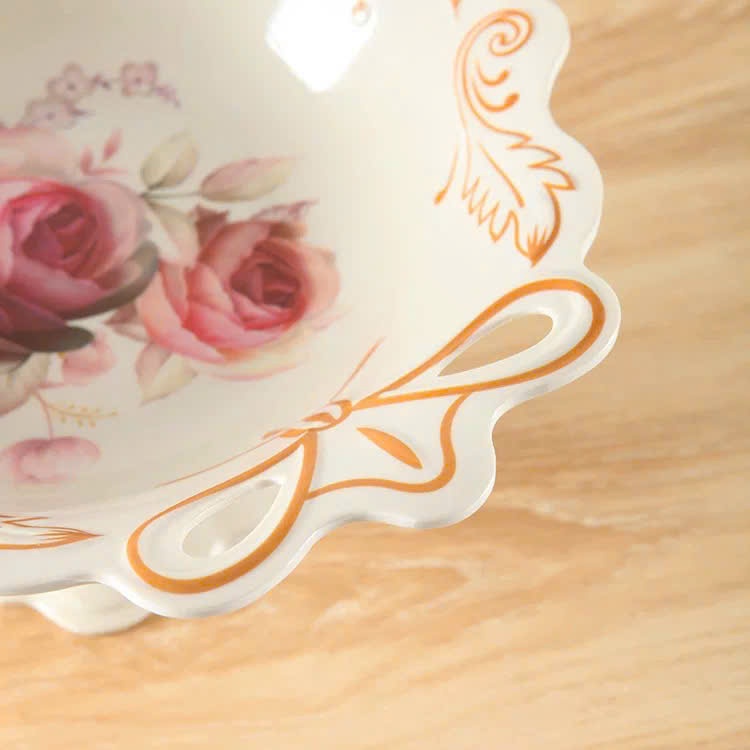 [54] Dĩa Phíp Đựng Trái Cây Có Đế G083 - Cao 11cm