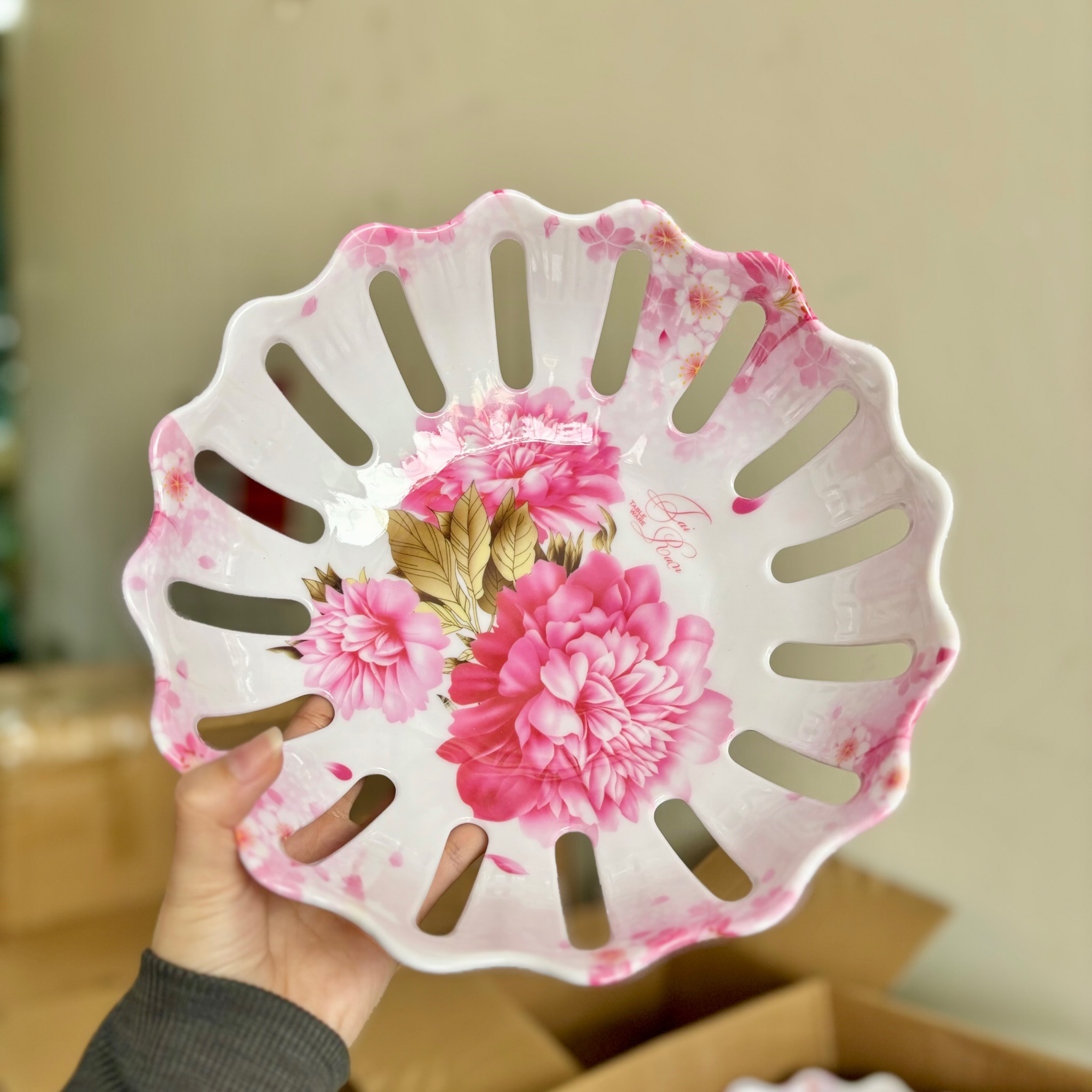 [72] Dĩa Phíp Đựng Trái Cây G087 - Cao 7cm