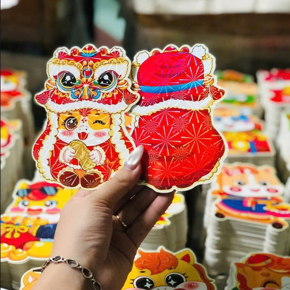 [450} Set 10 Bao Lì Xì CHIBI