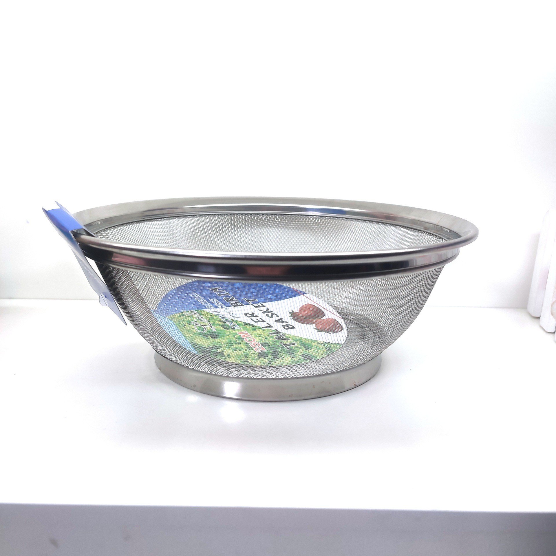 [100] Rổ Inox Viền ĐAI 28cm