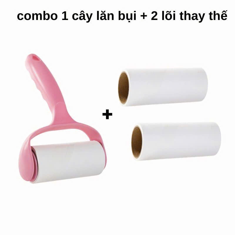 [150] Cây Lăn Bụi Quần Áo Kèm 2 Cuộn Thay - 40 TỜ (V)