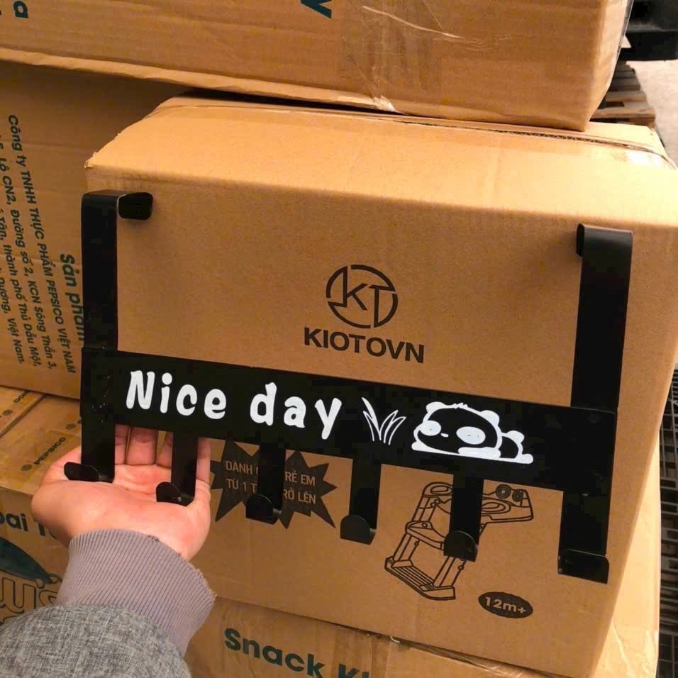 [50] Móc Treo Quần Áo Sau Cửa NICE DAY