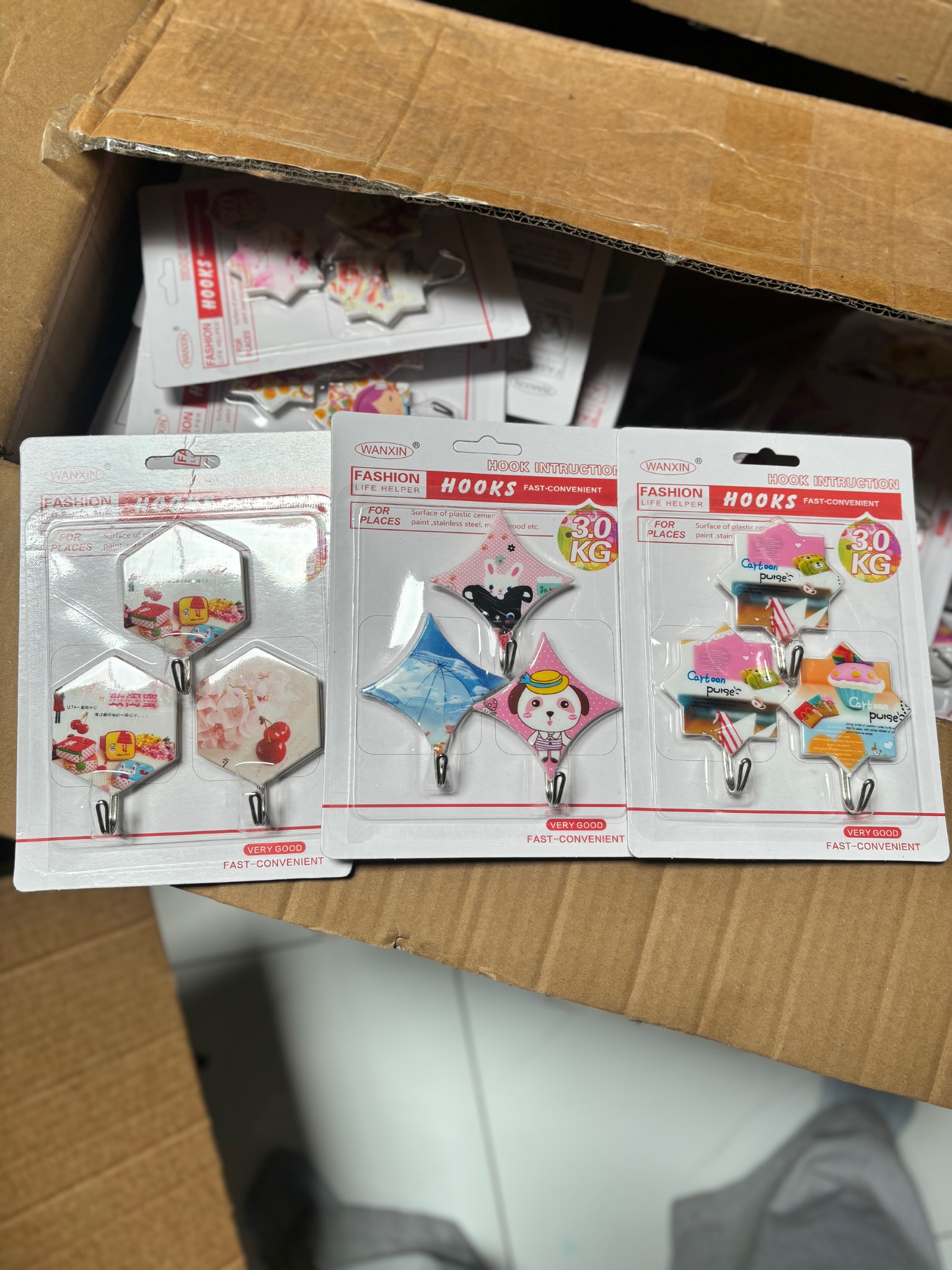 [200] Set 3 Móc Dán Tường HOẠ TIẾT 9302
