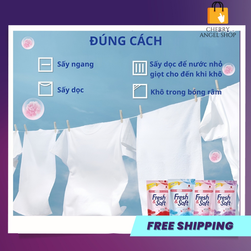 Nước Xả Vải Fresh Soft 550ml - Thương Hiệu Thái lan- chính hãng/có sỉ