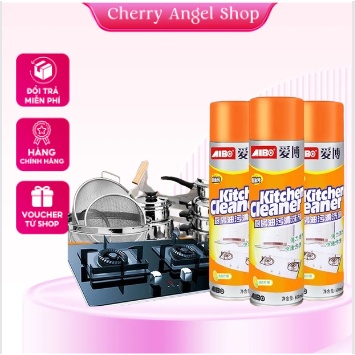 Chai xịt tẩy đa năng nhà bếp màu cam Kittchen Cleaner - Bình xịt bọt tuyết tẩy rửa đa năng vệ sinh nhà bếp siêu sạch