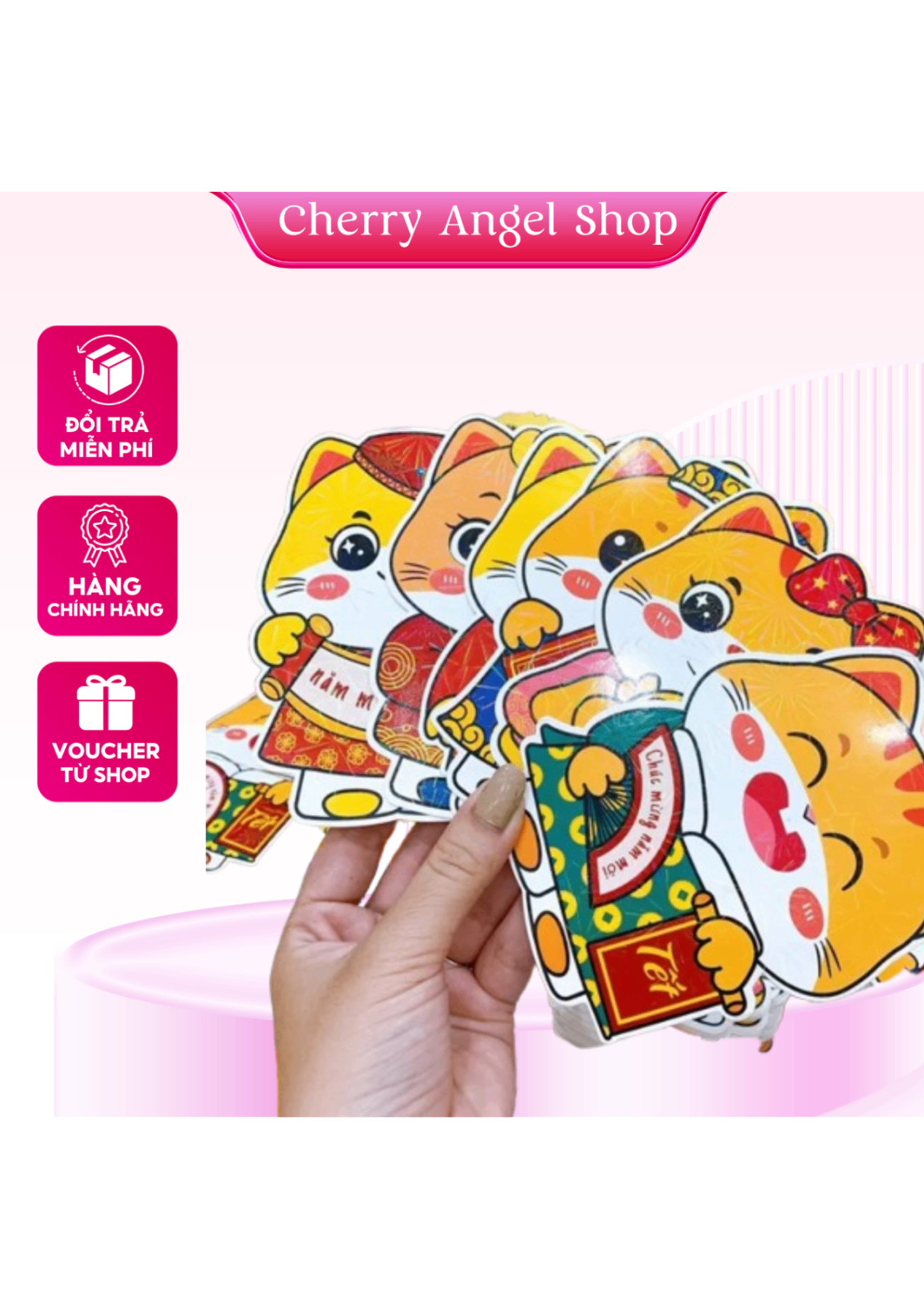 Set 100 cái bao lì xì hình thú Tmark (Kiện 90 set) (đi từ 9 set)