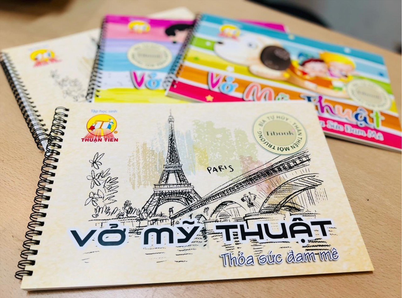 Vở Mỹ Thuật Lò Xo 120 Trang - Thân Thiện Môi Trường